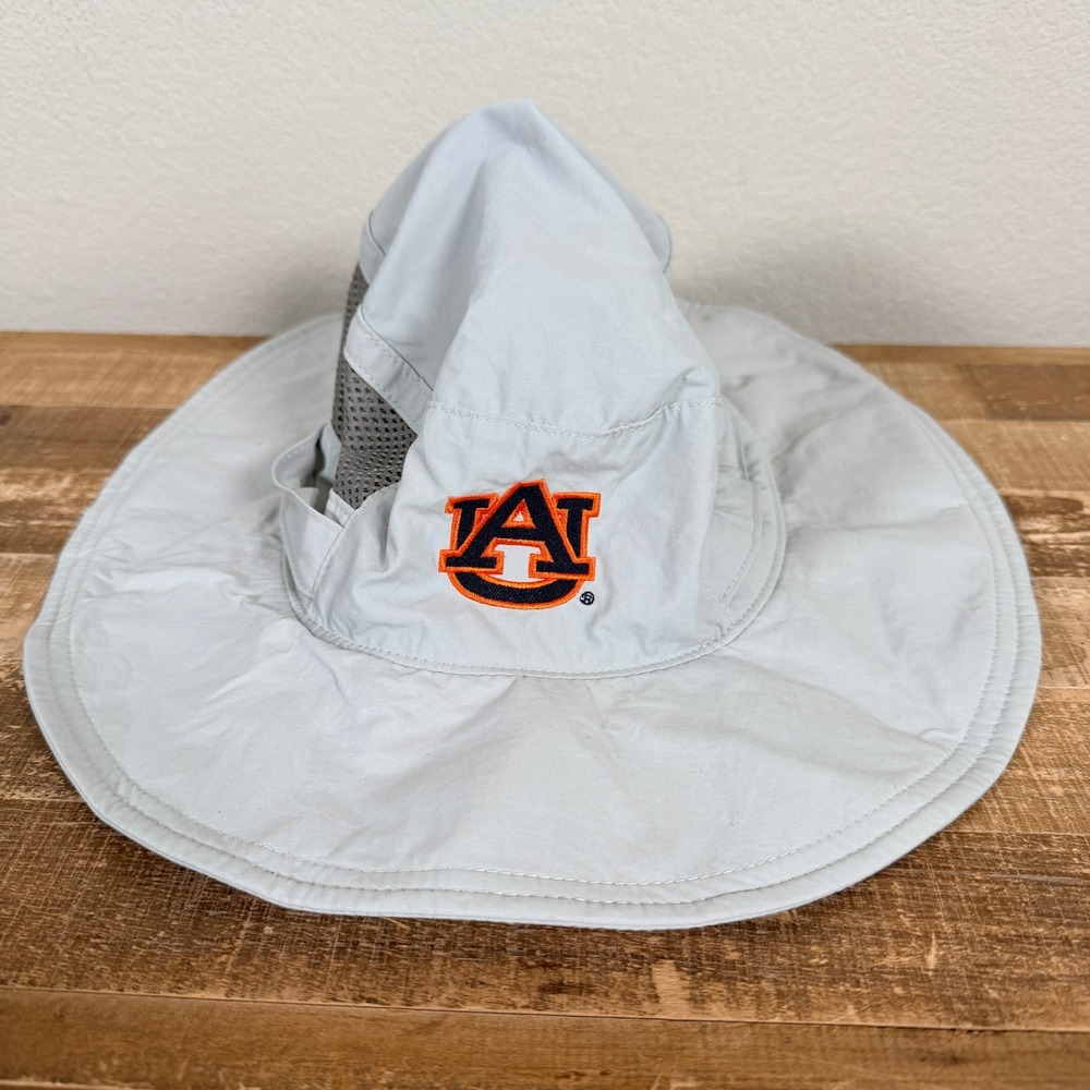Columbia Auburn Tigers Bora Bora Booney Bucket Hat‎ Mens O/S Gray Sun Hat Vented